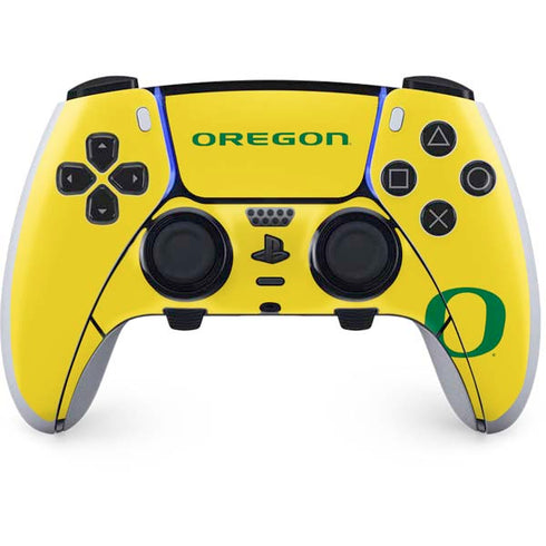University of Oregon Mesh Yellow PlayStation PS5 Skins