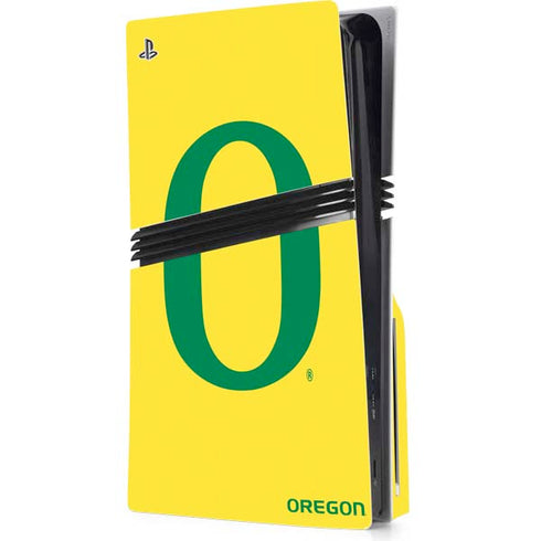 University of Oregon Mesh Yellow PlayStation PS5 Skins