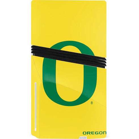 University of Oregon Mesh Yellow PS5 Pro Disk Console Skin