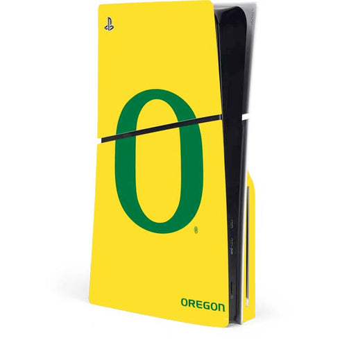 University of Oregon Mesh Yellow PlayStation PS5 Skins