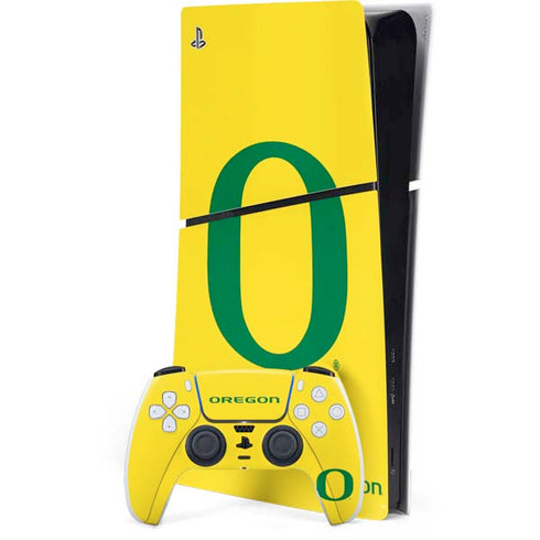 University of Oregon Mesh Yellow PlayStation PS5 Skins