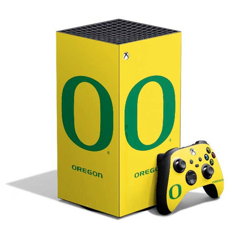 University of Oregon Mesh Yellow XBox Series X Digital Edition Bundle Skin