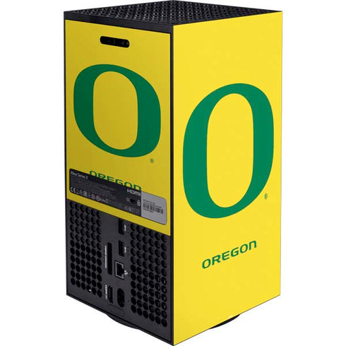 University of Oregon Mesh Yellow XBox Series X Digital Edition Bundle Skin