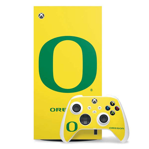 University of Oregon Mesh Yellow Xbox Series X Skins