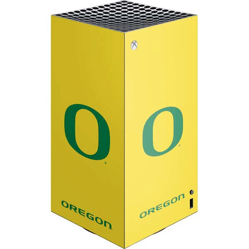 University of Oregon Mesh Yellow Xbox Series X Skins