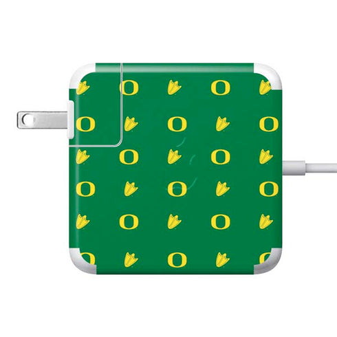 University of Oregon Pattern 85W Power Adapter (15 and 17 inch MacBook Pro Charger) Skin