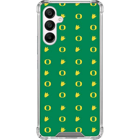 University of Oregon Pattern Galaxy A16 5G Clear Case