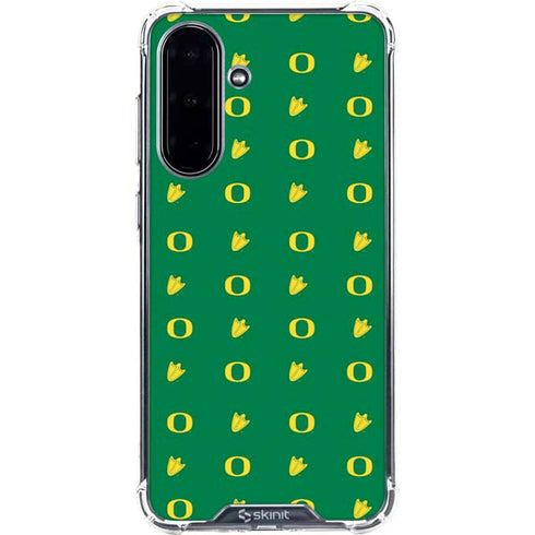 University of Oregon Pattern Galaxy A36 5G Clear Case