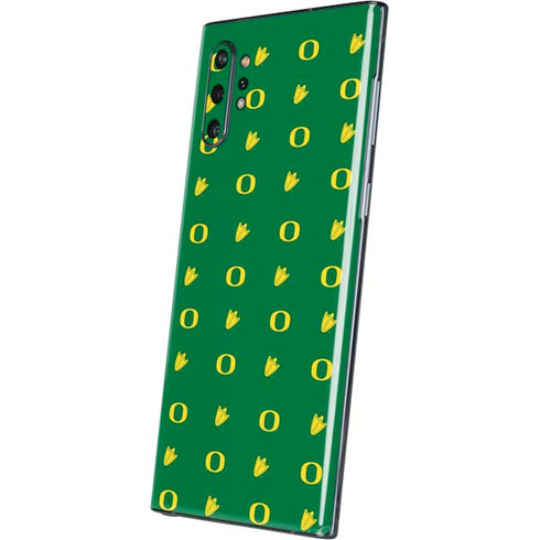 University of Oregon Pattern Galaxy Note 10 Plus Skin
