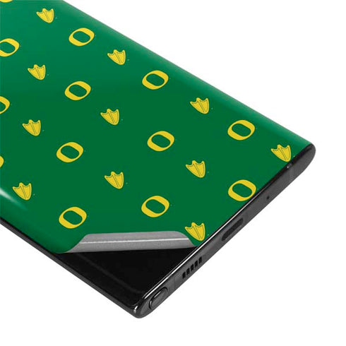 University of Oregon Pattern Galaxy Note 10 Plus Skin