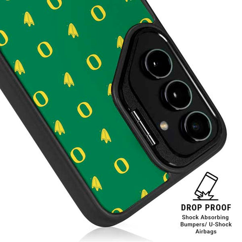 University of Oregon Pattern Galaxy S24 FE Kickstand Case