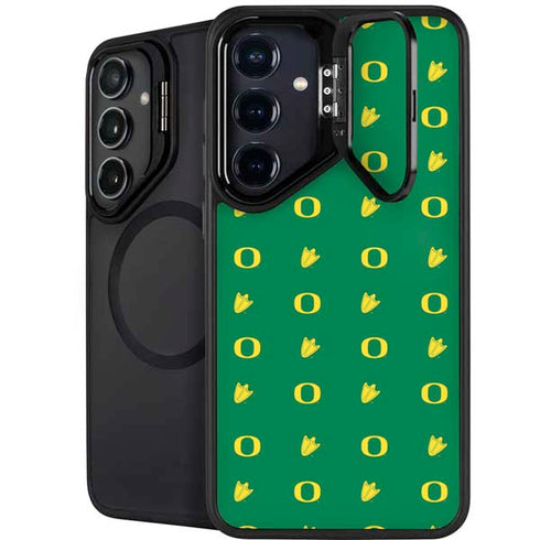 University of Oregon Pattern Galaxy S24 Plus Kickstand Case