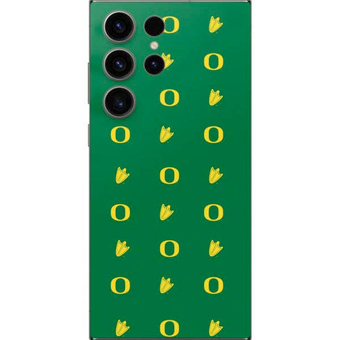 University of Oregon Pattern Galaxy S24 Ultra Skin