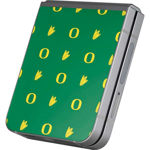 University of Oregon Pattern Galaxy Z Flip6 Skin
