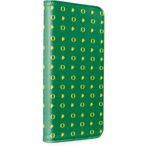 University of Oregon Pattern iPhone 15 Pro Folio Case