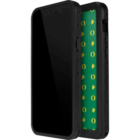 University of Oregon Pattern iPhone 15 Pro Waterproof Case