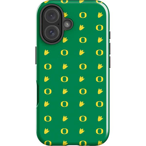 University of Oregon Pattern iPhone 16 Impact Case