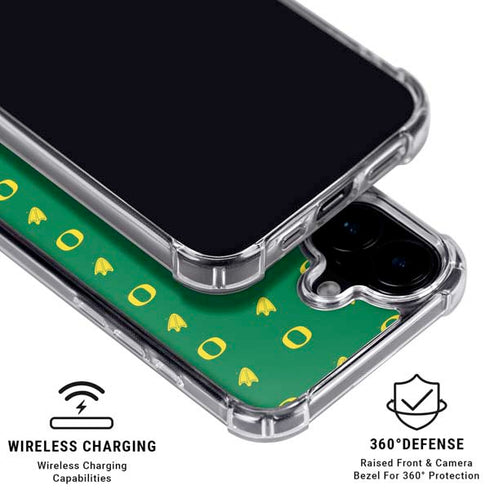 University of Oregon Pattern iPhone 16 MagSafe Case