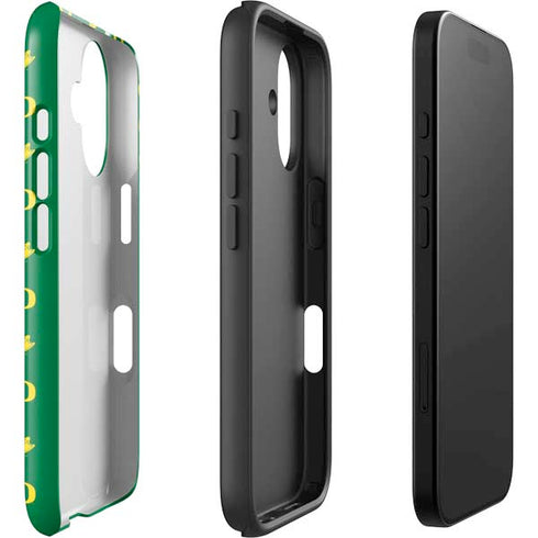 University of Oregon Pattern iPhone 16 Plus Impact Case
