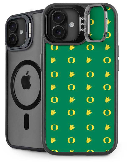 University of Oregon Pattern iPhone 16 Plus Kickstand Case