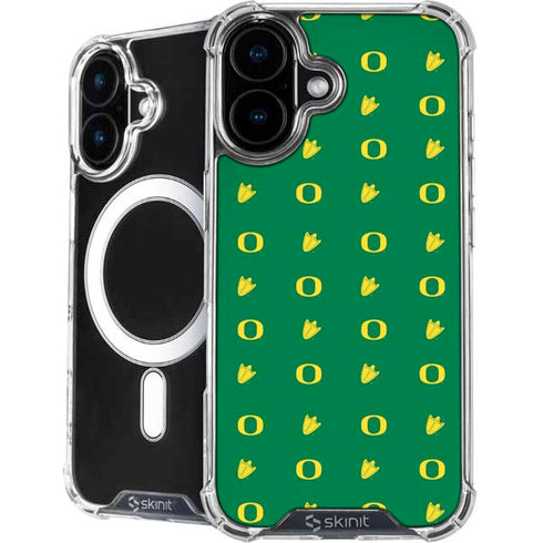 University of Oregon Pattern iPhone 16 Plus MagSafe Case