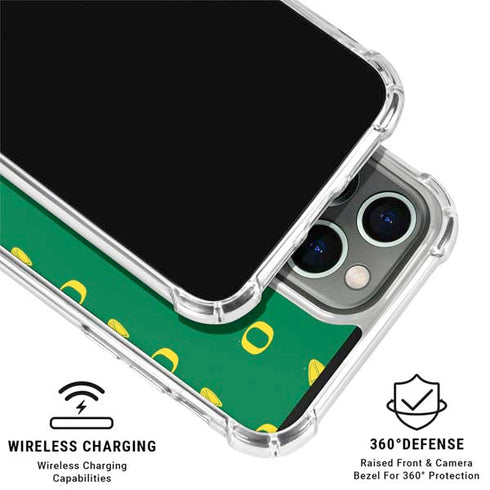 University of Oregon Pattern iPhone 16 Pro Clear Case