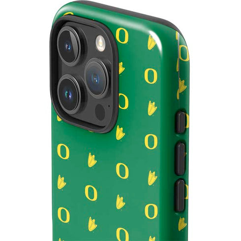University of Oregon Pattern iPhone 16 Pro Impact Case
