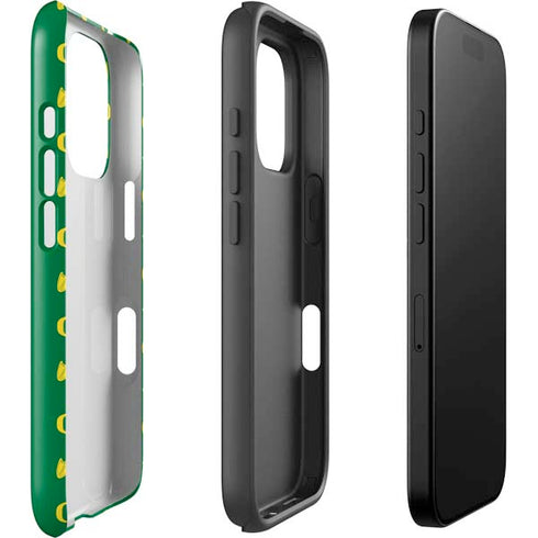University of Oregon Pattern iPhone 16 Pro Impact Case
