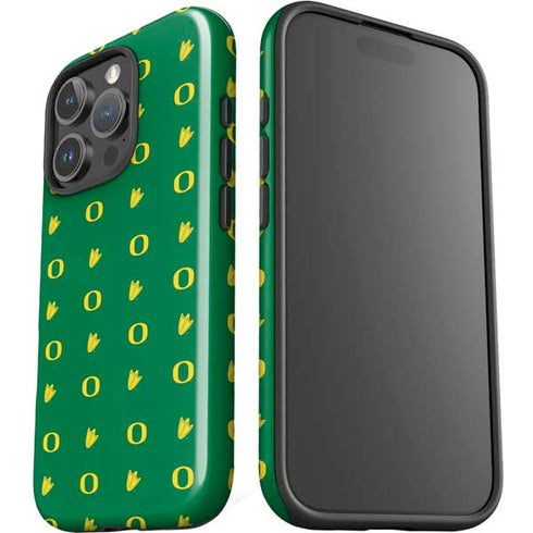 University of Oregon Pattern iPhone 16 Pro Impact Case