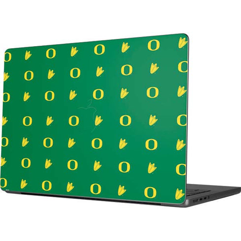 University of Oregon Pattern Apple MacBook Pro 14-inch Skin