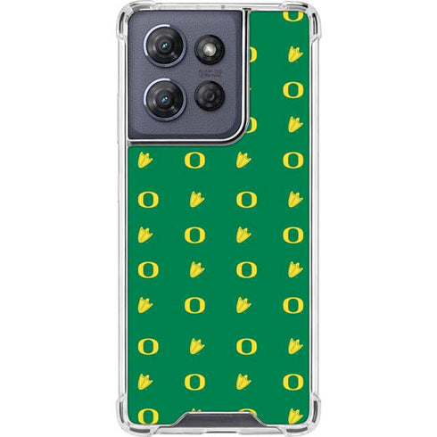 University of Oregon Pattern Moto G Play 5G (2025) Clear Case