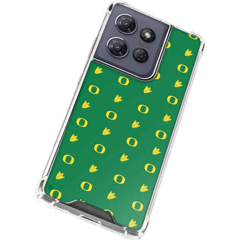 University of Oregon Pattern Moto G Stylus 5G (2025) Clear Case
