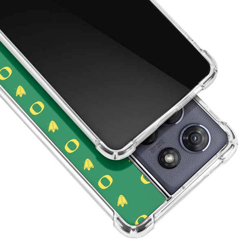University of Oregon Pattern Moto G Stylus 5G (2025) Clear Case