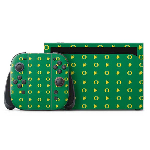 University of Oregon Pattern Nintendo Skins
