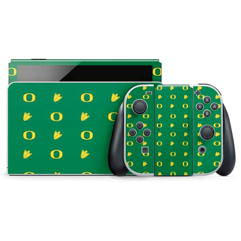 University of Oregon Pattern Nintendo Skins