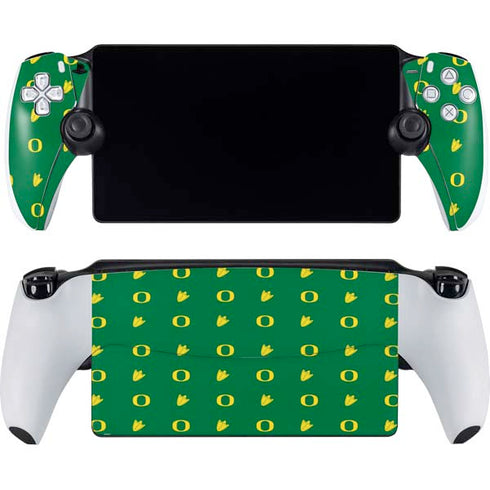 University of Oregon Pattern PlayStation Portal Remote Player Skin
