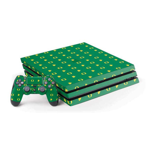 University of Oregon Pattern PlayStation PS4 Skins