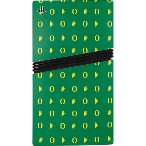 University of Oregon Pattern PS5 Pro Console Skin