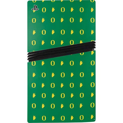 University of Oregon Pattern PS5 Pro Disk Bundle Skin