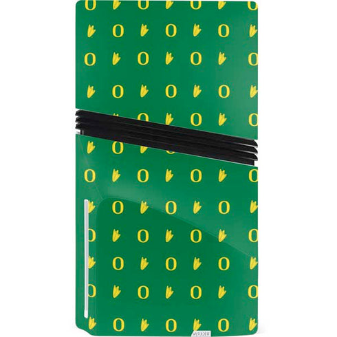 University of Oregon Pattern PS5 Pro Disk Bundle Skin