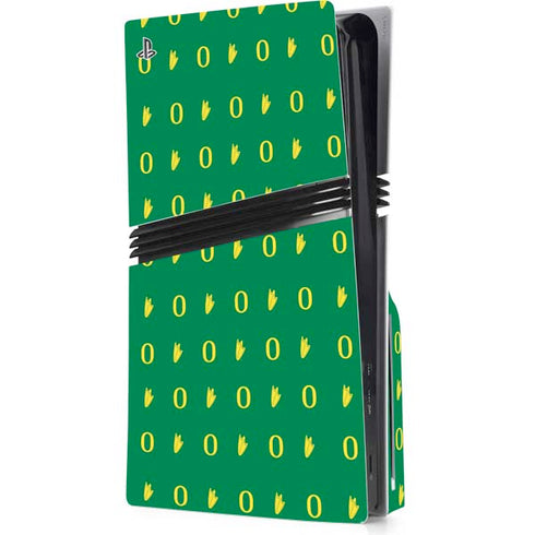 University of Oregon Pattern PlayStation PS5 Skins