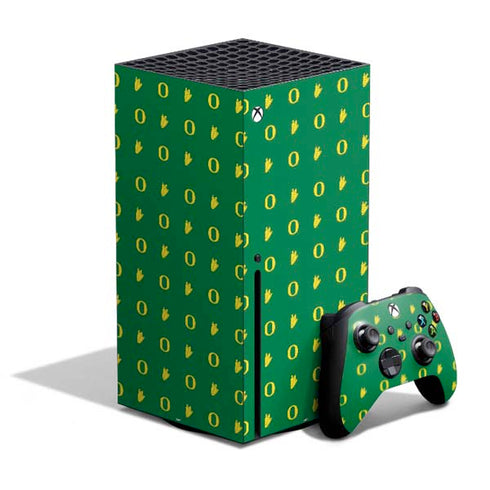 University of Oregon Pattern Xbox Series X Skins