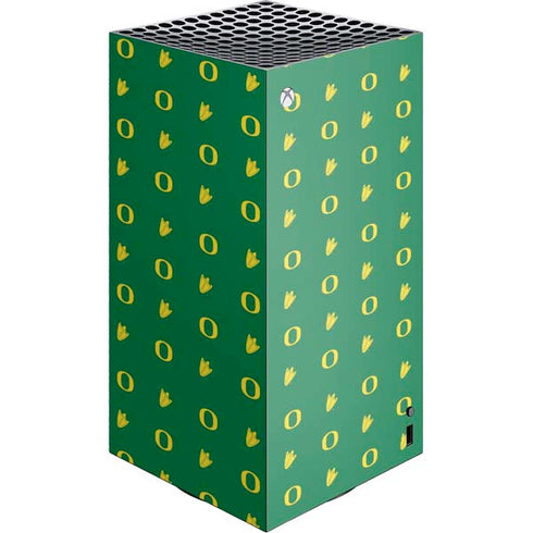 University of Oregon Pattern XBox Series X Digital Edition Console Skin
