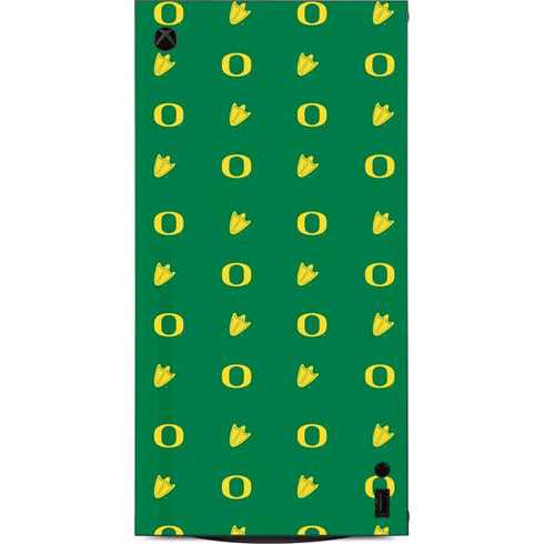 University of Oregon Pattern XBox Series X Digital Edition Console Skin