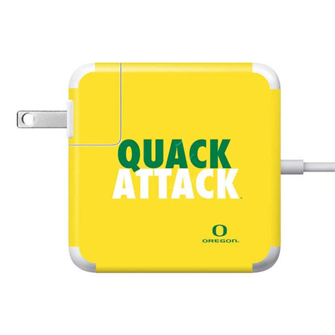 University of Oregon Quack Attack 85W Power Adapter (15 and 17 inch MacBook Pro Charger) Skin
