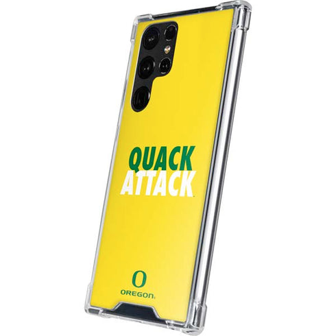 University of Oregon Quack Attack Galaxy S23 Ultra Clear Case