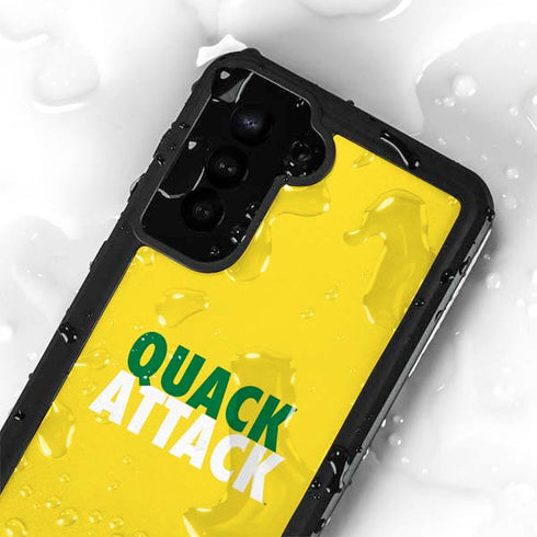 University of Oregon Quack Attack Galaxy S24 Plus Waterproof Case