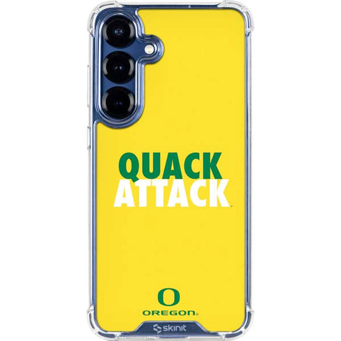 University of Oregon Quack Attack Galaxy S25 Clear Case