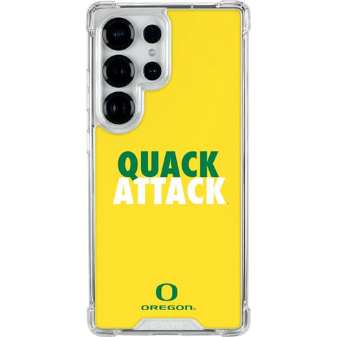 University of Oregon Quack Attack Galaxy S26 Ultra Clear Case