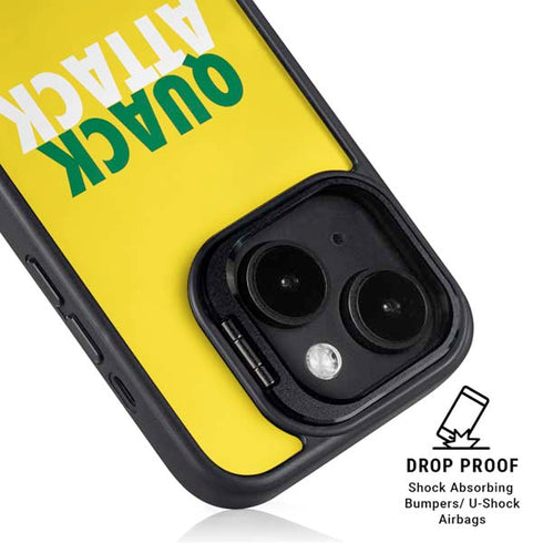 University of Oregon Quack Attack iPhone 13 Kickstand Case